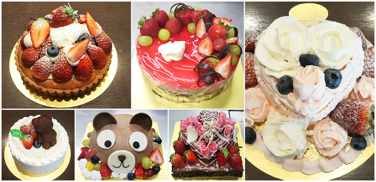 パティスリーティースイーツのオーダーケーキ